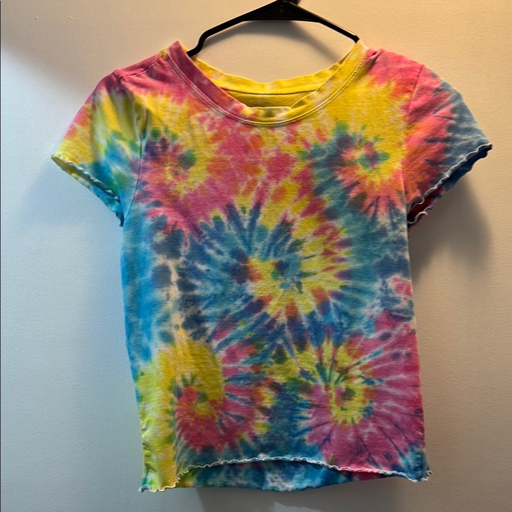 Tie-Dye Crop Top - Multicolor